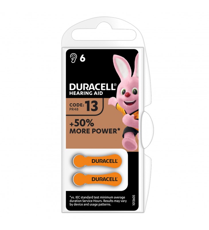 Duracell baterie zinc-aer activeair 1,45v cod za13 13 made in germany (60/600)
