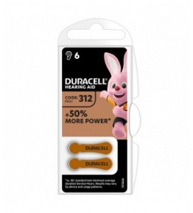 Duracell baterie zinc-aer activeair 1,45v cod za312 312 made in germany (60/600)