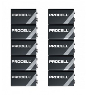 Duracell professional baterie 9v cutie 10 bucati ecologic procell industrial (10/210)