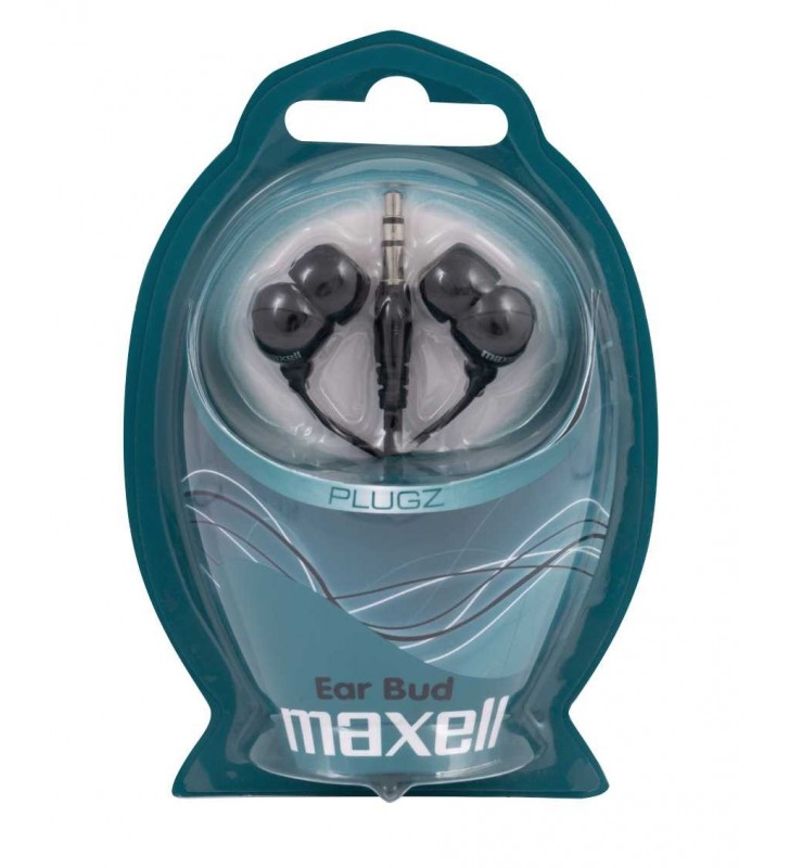 Maxell casca digital stereo plugz black cod 303459