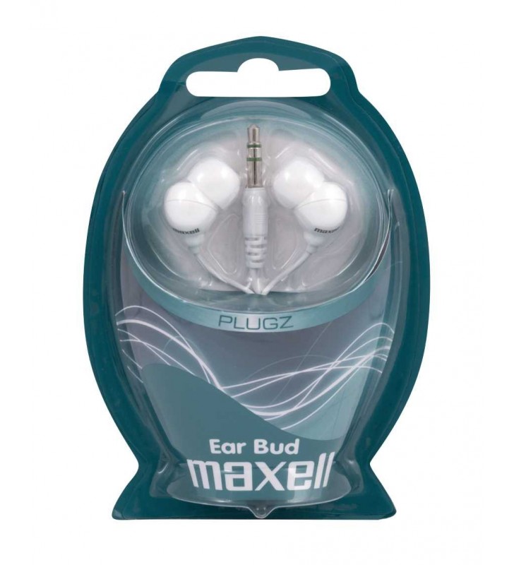 Maxell casca digital stereo plugz white cod 303438