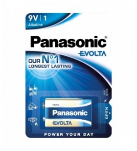 Panasonic baterie alcalina 9v 6lr61 evolta cod 6lr61ege/1bp b1 (12/60)