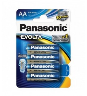 Panasonic baterie alcalina aa (lr6) evolta b4 lr6ege/4bp (48/240)