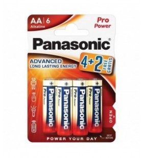 Panasonic baterie alcalina aa (lr6) pro power lr6ppg/6bp 4+2f b(4+2) (72/72)