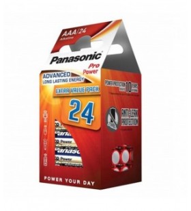 Panasonic baterie alcalina aaa (lr03) pro power bl24 lr03ppg/24cd