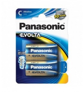 Panasonic baterie alcalina c (lr14) evolta b2 lr14ege/2bp (24/120)