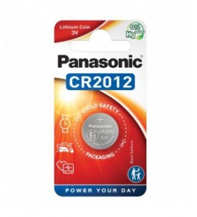 Panasonic baterie litiu cr2012 3v diametru 20mm x h1,2mm cod cr-2012el/1b b1 (12/120)