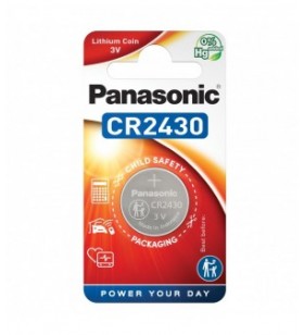 Panasonic baterie litiu cr2430 3v diametru 24mm x h 3mm b1 (12/120)
