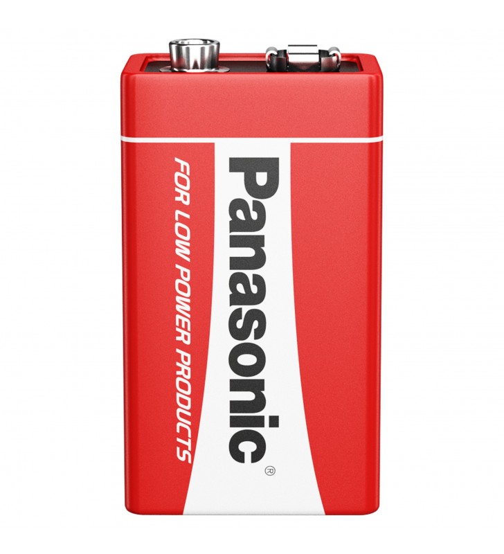 Panasonic baterie zinc 9v nealcalina rosie 6r61 cod 6f22rz/1bp b1 (12/60)
