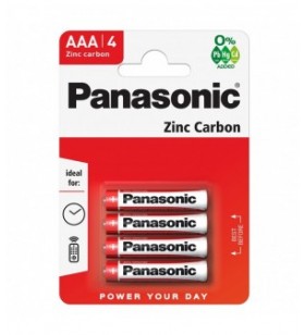 Panasonic baterie zinc aaa (r3) rosie cod r03rz/4bp b4 (48/240)