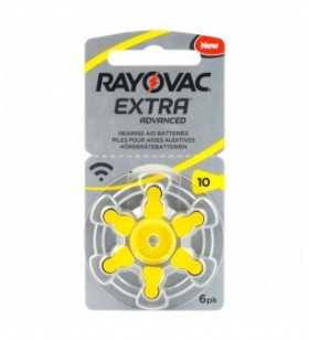Ray-o-vac baterie zinc-aer za10 extra advanced 1,45v made in england (60/300)
