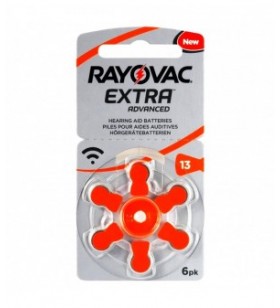 Ray-o-vac baterie zinc-aer za13 extra advanced 1,45v made in england (60/300)