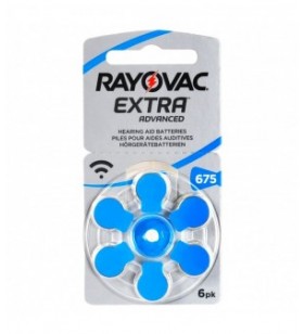 Ray-o-vac baterie zinc-aer za675 extra advanced 1,45v made in england (60/300)