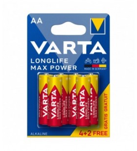 Varta baterie alcalina longlife max power (max tech) aa (lr6) b6 (60/300)