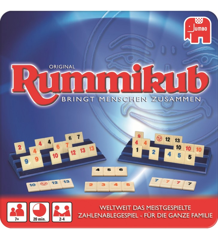 Rummikub original joc de masă pe bază de cărămizi