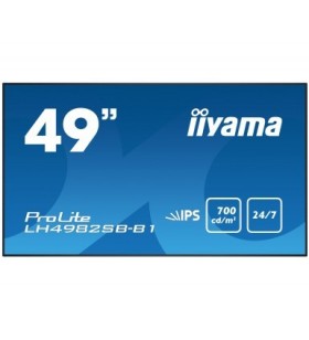 Iiyama lh4982sb-b1 afișaj semne 124,5 cm (49") led full hd negru