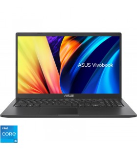 Laptop asus 15.6'' vivobook 15 x1500ea, fhd, procesor intel® core™ i5-1135g7 (8m cache, up to 4.20 ghz), 8gb ddr4, 512gb ssd, intel iris xe, no os, indie black
