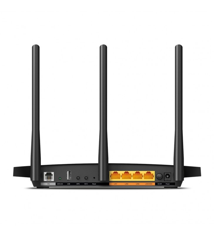 Tp-link archer vr400 router wireless bandă dublă (2.4 ghz/ 5 ghz) gigabit ethernet 3g 4g negru