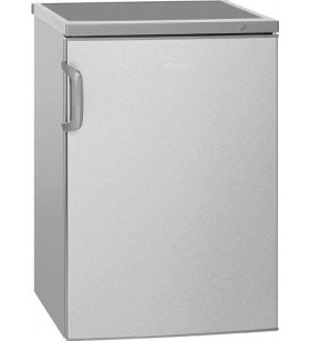 Bomann gs 2196.1 standing freezer, 56 cm wide, 85 liters, compressor function, stainless steel look