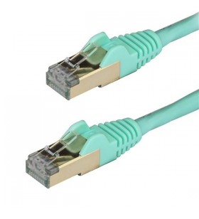 Startech.com 6aspat750cmaq cabluri de rețea 7,5 m cat6a u/ftp (stp) aqua
