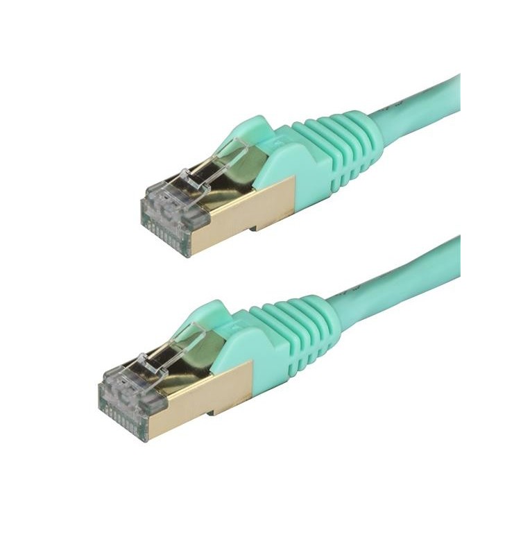 Startech.com 6aspat750cmaq cabluri de rețea 7,5 m cat6a u/ftp (stp) aqua