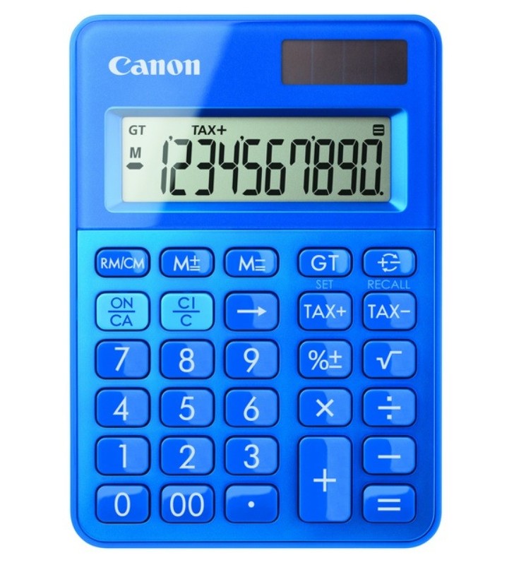 Canon ls-100k calculator spaţiul de lucru de bază albastru