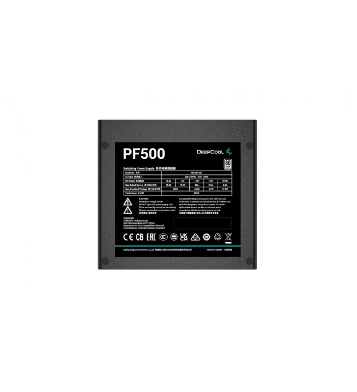 Deepcool pf500 unități de alimentare cu curent 500 w 20+4 pin atx atx negru