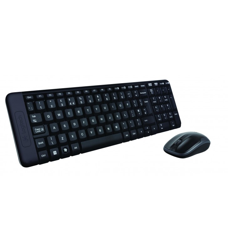 Logitech mk220 tastaturi rf fără fir rus negru