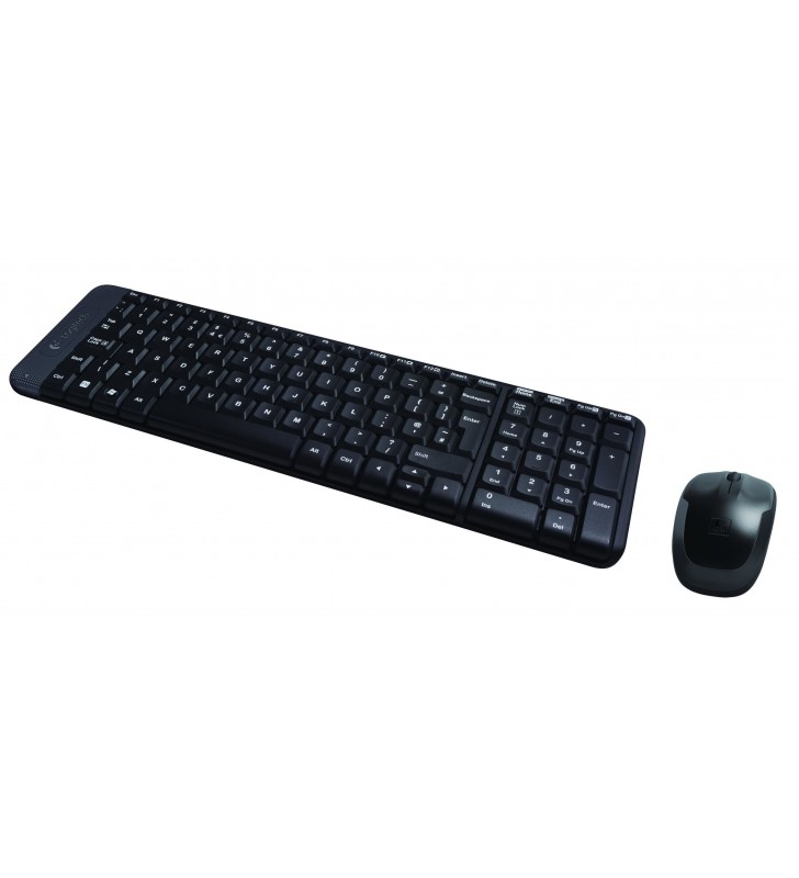 Logitech mk220 tastaturi rf fără fir rus negru
