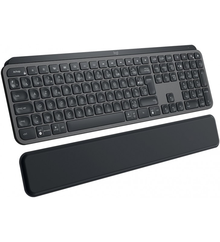 Logitech mx keys tastaturi rf wireless + bluetooth azerty franţuzesc negru