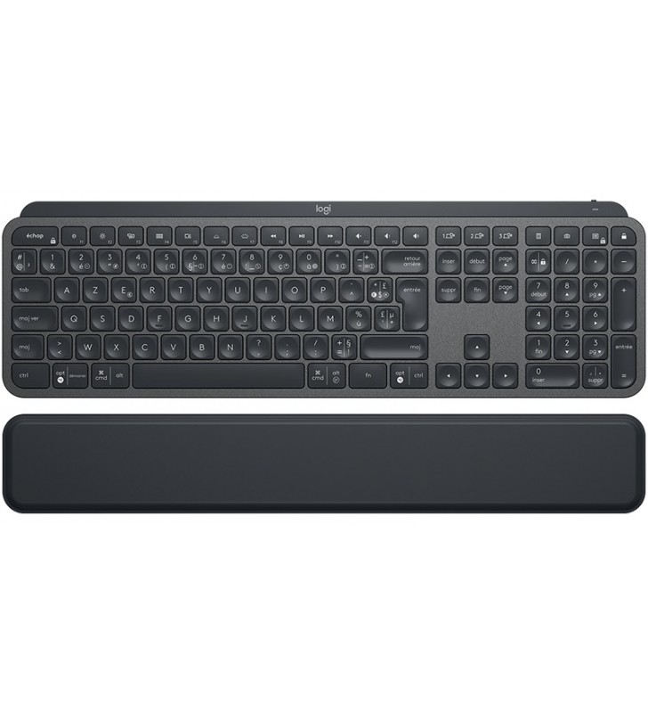 Logitech mx keys tastaturi rf wireless + bluetooth azerty franţuzesc negru