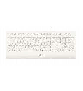 Logitech k280e tastaturi usb qwertz germană alb