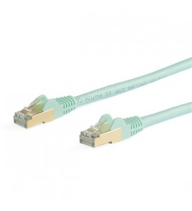 Startech.com 6aspat10maq cabluri de rețea 10 m cat6a s/utp (stp) aqua