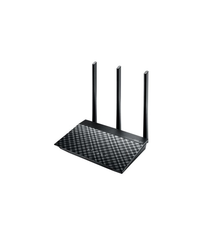 Asus rt-ac53 router wireless bandă dublă (2.4 ghz/ 5 ghz) gigabit ethernet negru