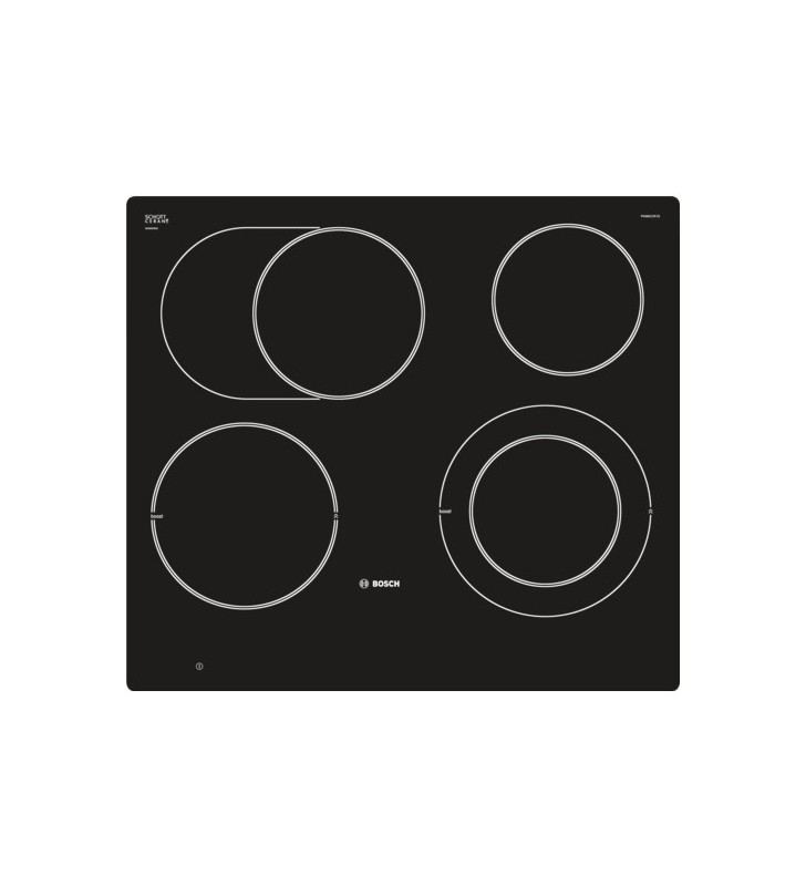 Bosch pkn601dp1d plite negru încorporat ceramic 4 zonă(e)