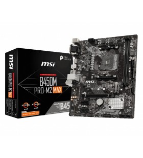 Msi b450m pro-m2 max mufă am4 micro-atx amd b450