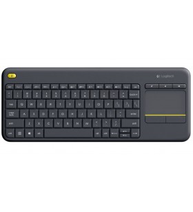 Logitech k400 plus tastaturi rf fără fir qwertz germană negru