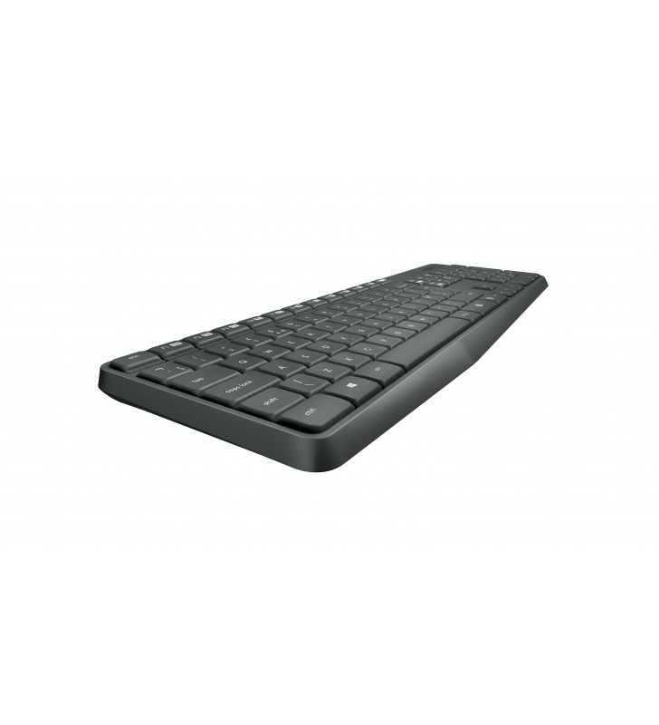 Logitech mk235 tastaturi rf fără fir qwertz elvețiană negru