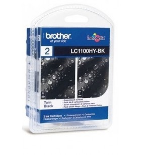 Brother lc-1100hybkbp2dr cartușe cu cerneală original negru 2 buc.