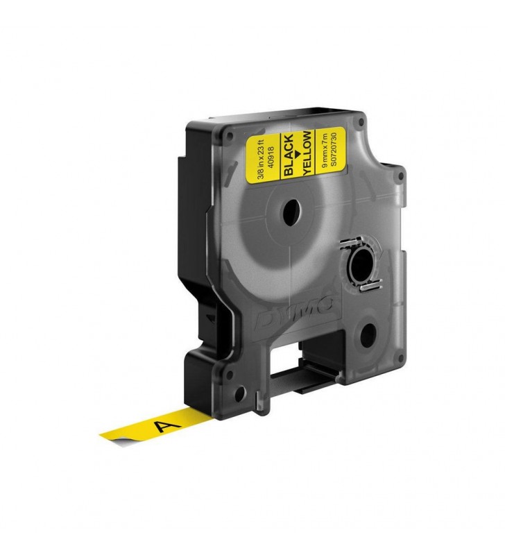 Dymo d1 standard - black on yellow - 9mm benzi pentru etichete negru pe galben