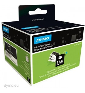 DYMO LW - Appointment / Name Badge Cards - 51 x 89 mm - S0929100 Alb Etichetă imprimantă non-adezivă