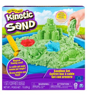 Kinetic sand sandbox set green