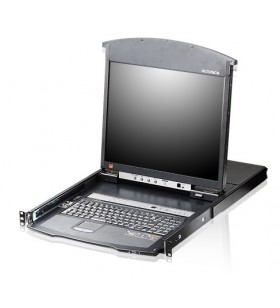 Aten kl1516aim-axa-ag switch-uri pentru tastatură, mouse și monitor (kvm) raft pentru montat echipamente negru