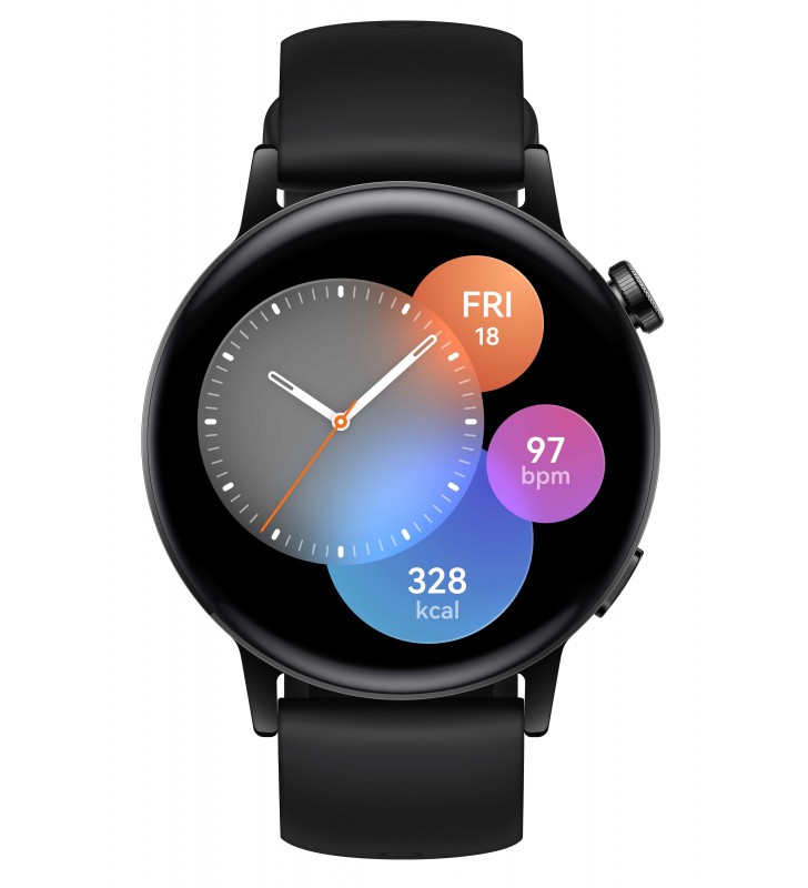 Huawei watch gt 3 3,35 cm (1.32") amoled 42 milimetri negru gps
