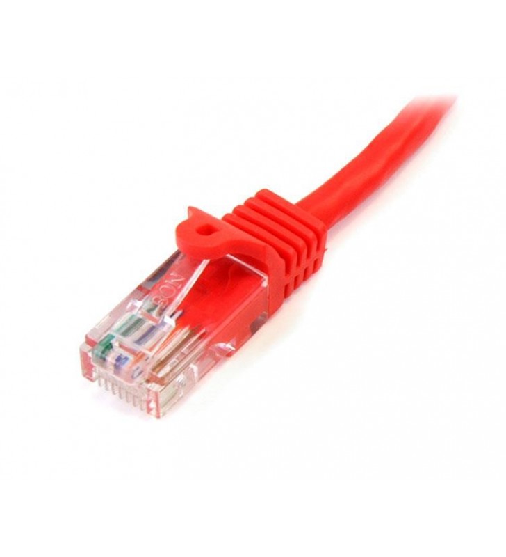 Startech.com 45pat1mrd cabluri de rețea 1 m cat5e u/utp (utp) roşu