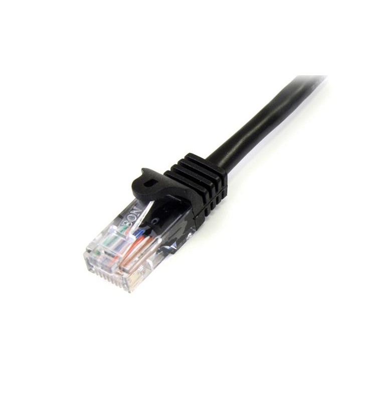 Startech.com 45pat50cmbk cabluri de rețea 0,5 m cat5e u/utp (utp) negru