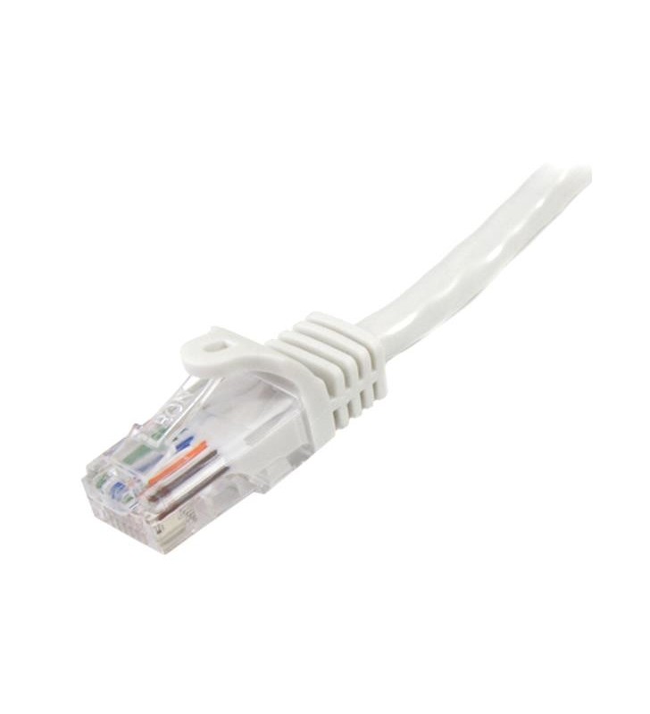 Startech.com 45pat5mwh cabluri de rețea 5 m cat5e u/utp (utp) alb