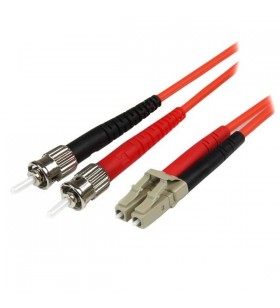 Startech.com 50fiblcst2 cabluri din fibră optică 2 m om2 lc st roşu