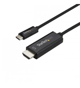 Startech.com cdp2hd1mbnl adaptor pentru cabluri video 1 m usb tip-c hdmi negru