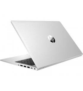 Laptop hp probook 450 g9 cu procesor intel core i7-1255u 10 core ( 1.7ghz, up to 4.7ghz, 12mb), 15.6 inch fhd, nvidia geforce mx 570 2gb gddr6, 8gb ddr4, ssd, 512gb pcie nvme, free dos, pike silver